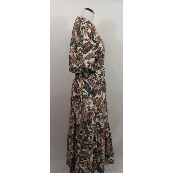 NICHOLAS Sz 14 Amina Shirt Dress Jaipur Paisley Pearl NWT - Picture 5 of 8